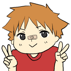 A saucy schoolchild's sticker.