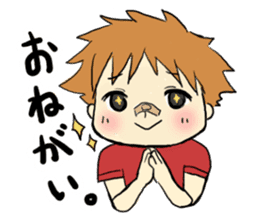 A saucy schoolchild's sticker. sticker #1825043