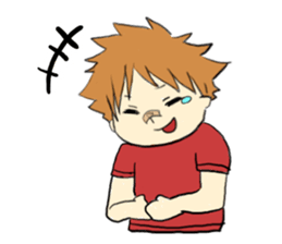 A saucy schoolchild's sticker. sticker #1825044