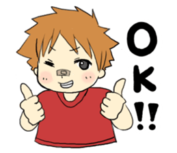 A saucy schoolchild's sticker. sticker #1825049