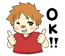 A saucy schoolchild's sticker. sticker #1825049