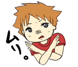 A saucy schoolchild's sticker. sticker #1825050