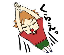 A saucy schoolchild's sticker. sticker #1825053