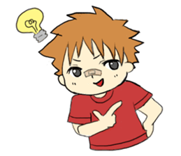 A saucy schoolchild's sticker. sticker #1825070