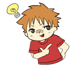 A saucy schoolchild's sticker. sticker #1825070