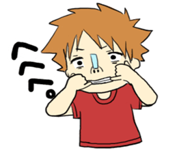 A saucy schoolchild's sticker. sticker #1825073