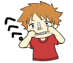 A saucy schoolchild's sticker. sticker #1825073