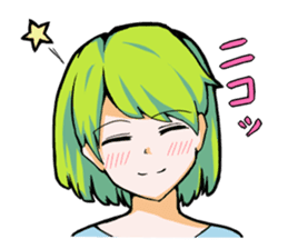 Midori's emotions sticker #1825481