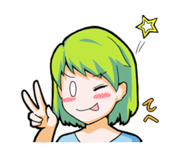 Midori's emotions sticker #1825487