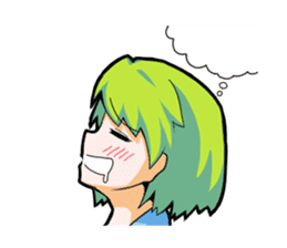 Midori's emotions sticker #1825488