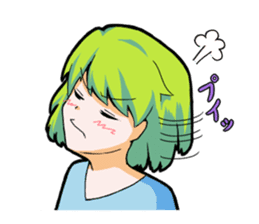 Midori's emotions sticker #1825489