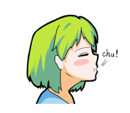 Midori's emotions sticker #1825519
