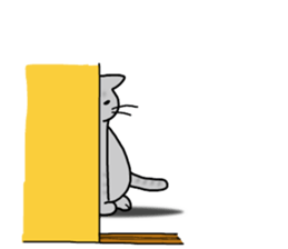 The capricious fat cat sticker #1825527