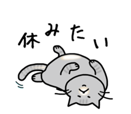 The capricious fat cat sticker #1825544