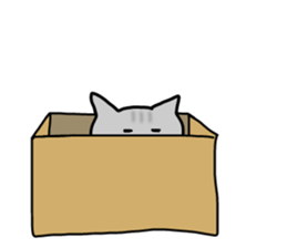 The capricious fat cat sticker #1825556