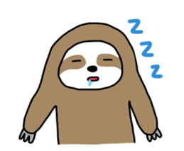 The feeling of a sloth sticker #1825618