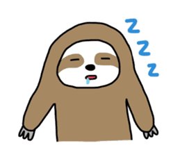 The feeling of a sloth sticker #1825618