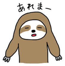 The feeling of a sloth sticker #1825619