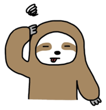 The feeling of a sloth sticker #1825621