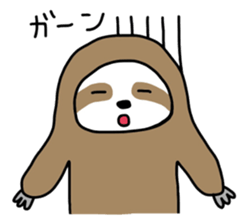 The feeling of a sloth sticker #1825622