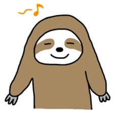 The feeling of a sloth sticker #1825623