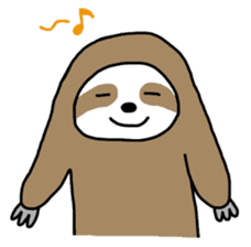 The feeling of a sloth sticker #1825623