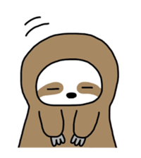 The feeling of a sloth sticker #1825624