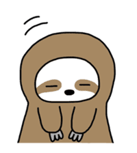 The feeling of a sloth sticker #1825624