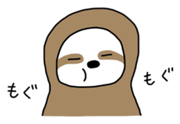 The feeling of a sloth sticker #1825626