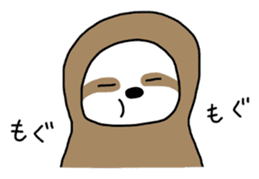 The feeling of a sloth sticker #1825626