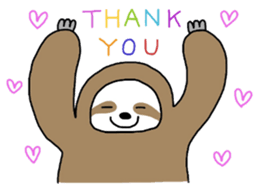 The feeling of a sloth sticker #1825637