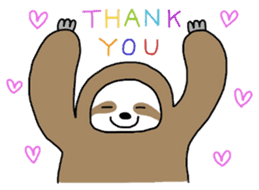 The feeling of a sloth sticker #1825637