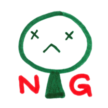 handwritten stickers by Kacchan sticker #1825764