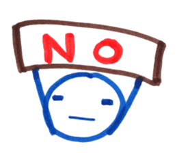 handwritten stickers by Kacchan sticker #1825768