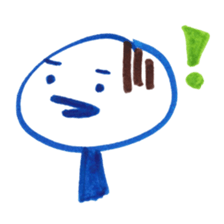 handwritten stickers by Kacchan sticker #1825770