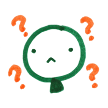 handwritten stickers by Kacchan sticker #1825772