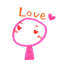 handwritten stickers by Kacchan sticker #1825774