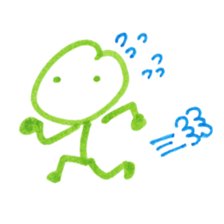 handwritten stickers by Kacchan sticker #1825792