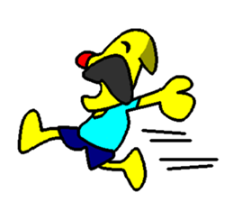 Mustached Dog sticker #1827388