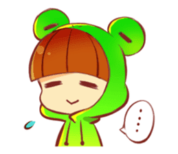 Zitome No Kawazu Kun sticker #1827446