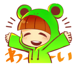 Zitome No Kawazu Kun sticker #1827449