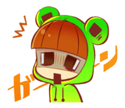 Zitome No Kawazu Kun sticker #1827453