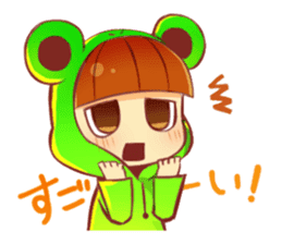 Zitome No Kawazu Kun sticker #1827455