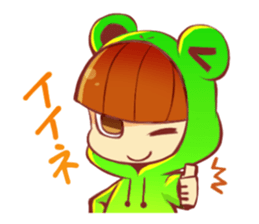 Zitome No Kawazu Kun sticker #1827457