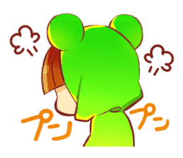 Zitome No Kawazu Kun sticker #1827465