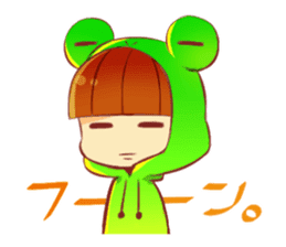 Zitome No Kawazu Kun sticker #1827471