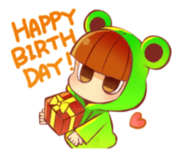 Zitome No Kawazu Kun sticker #1827474