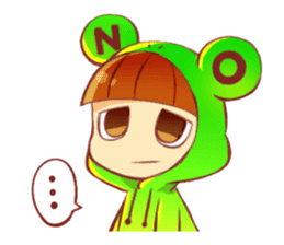 Zitome No Kawazu Kun sticker #1827477