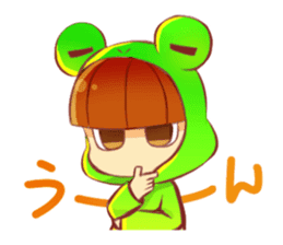 Zitome No Kawazu Kun sticker #1827480