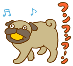 Masa-Q's PUG life sticker #1827730